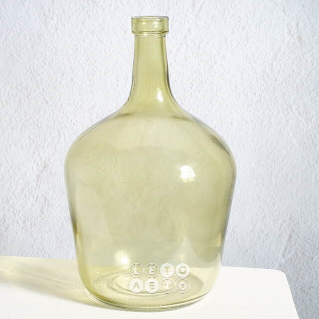 Стеклянная ваза Бриген 25 см оливковая Koopman (Купман)