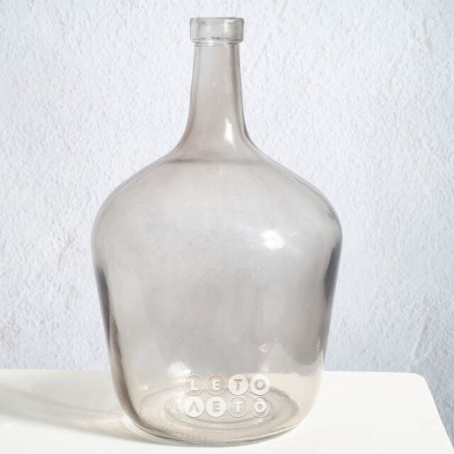 Стеклянная ваза Бриген 25 см дымчатая Koopman (Купман)