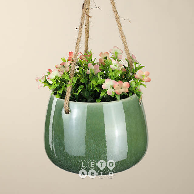 Подвесное кашпо Prioli 15*11 см, фарфор Koopman