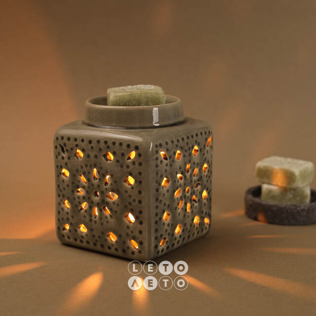 Керамический подсвечник-аромалампа Kayseri Gray 12 см Koopman