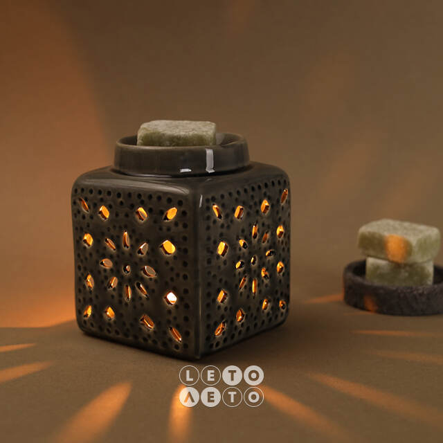 Керамический подсвечник-аромалампа Kayseri Graphite 12 см Koopman