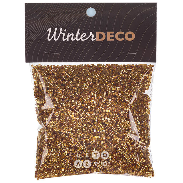Декоративный наполнитель Whitewind золотой 20 гр Winter Deco
