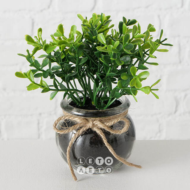 Искусственный цветок в горшке Succulent Bilbury 15 см Boltze