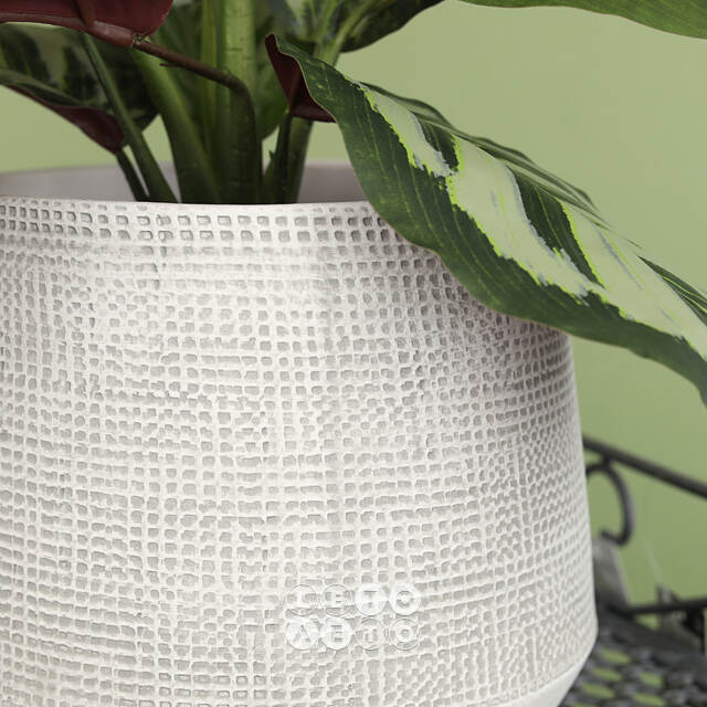 Керамическое кашпо Grey Joy 19*17 см Edelman