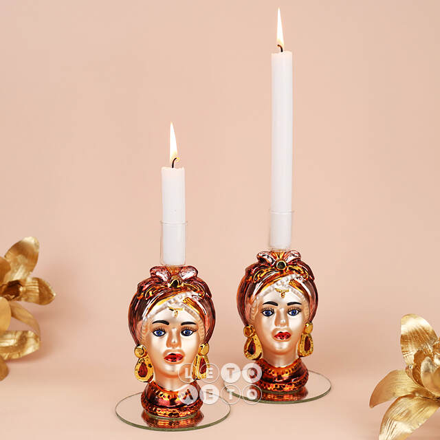 Декоративный подсвечник Mrs Ardjuna 18 см EDG
