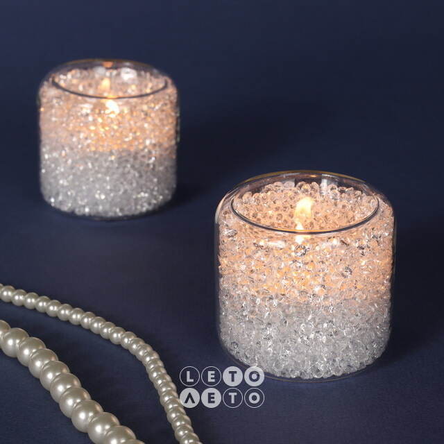 Подсвечник стакан Bebe Diamond 6 см, стекло EDG