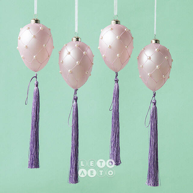 Набор пасхальных украшений Lavendo Eggs 11 см, 4 шт, подвеска EDG