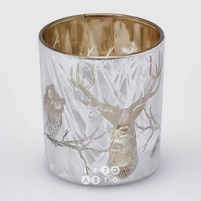 Стеклянный подсвечник Principe de Foresta 8 см EDG