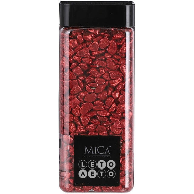 Декоративные камушки Marbles Mumirro 550 мл красные Edelman