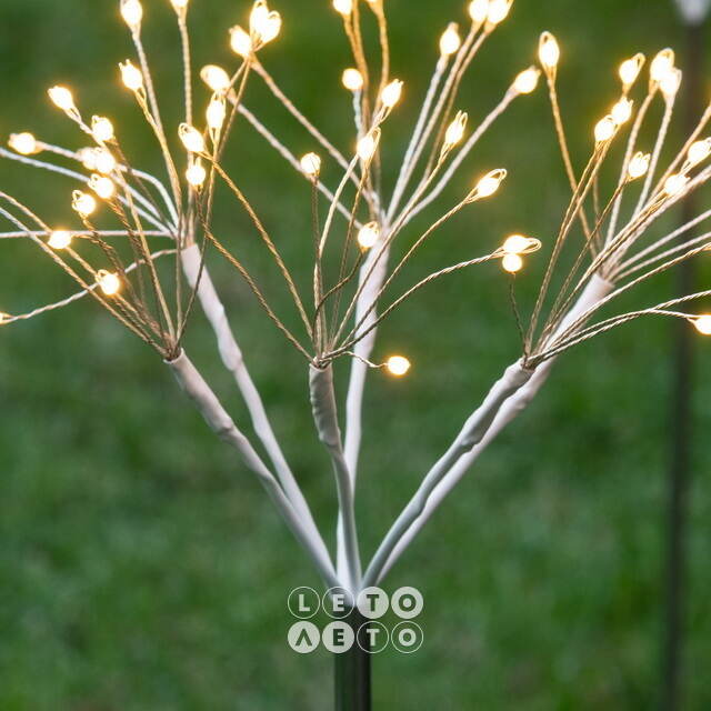 Садовый светильник Одуванчики 70 см, 180 экстра теплых белых LED ламп, IP44 Edelman
