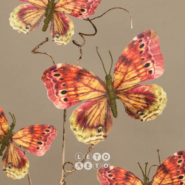Декоративная ветка Butterfly Copper 94 см Edelman