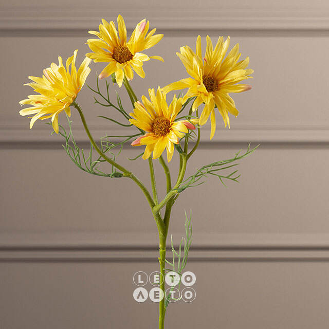 Искусственный букет Daisy Yellow 60 см Edelman