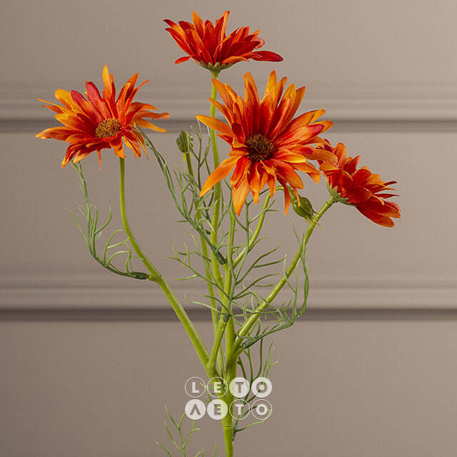 Искусственный букет Daisy Orange 60 см Edelman