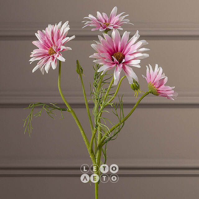 Искусственный букет Daisy Pink 60 см Edelman