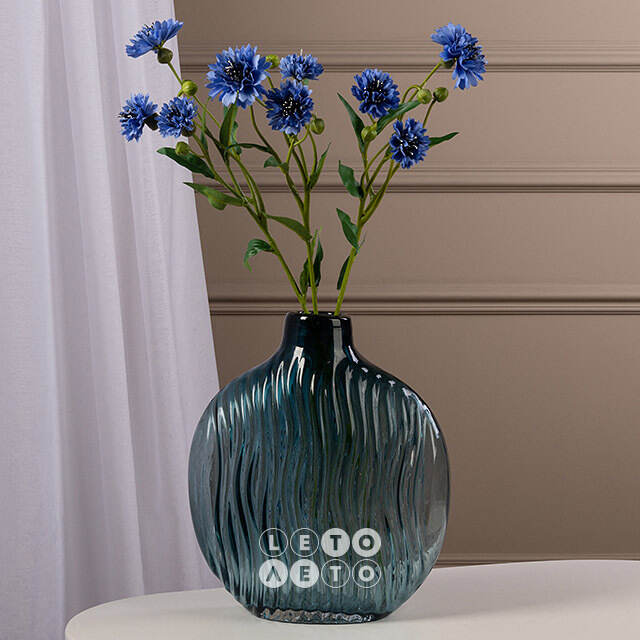 Искусственный букет Corn Flower 62 см голубой Edelman