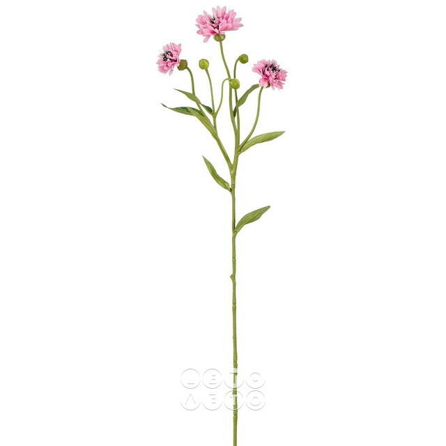 Искусственный букет Corn Flower 62 см розовый Edelman