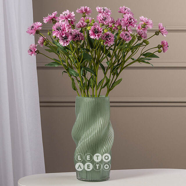 Искусственный букет Corn Flower 62 см розовый Edelman