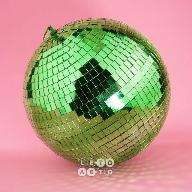 Зеркальный Диско-шар Green 25 см Edelman