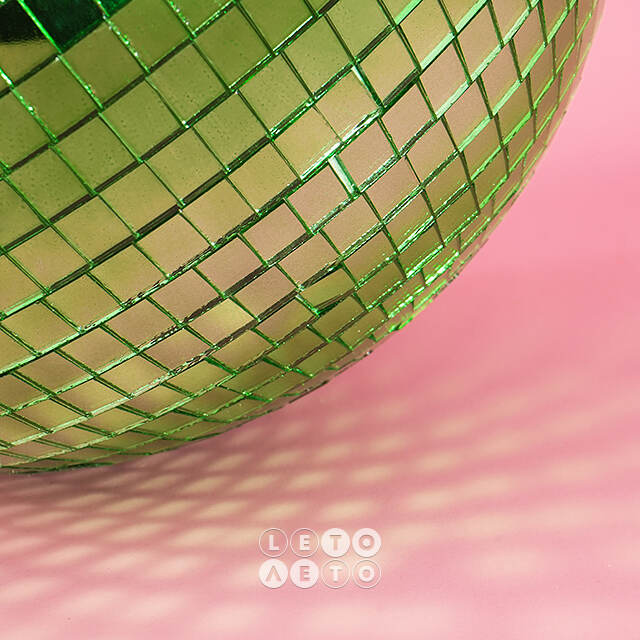 Зеркальный Диско-шар Green 25 см Edelman