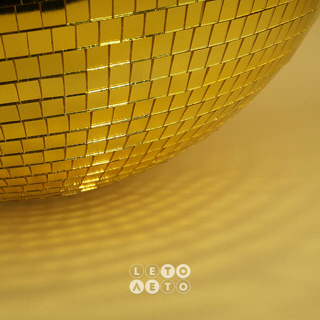 Зеркальный Диско-шар Gold 50 см Edelman