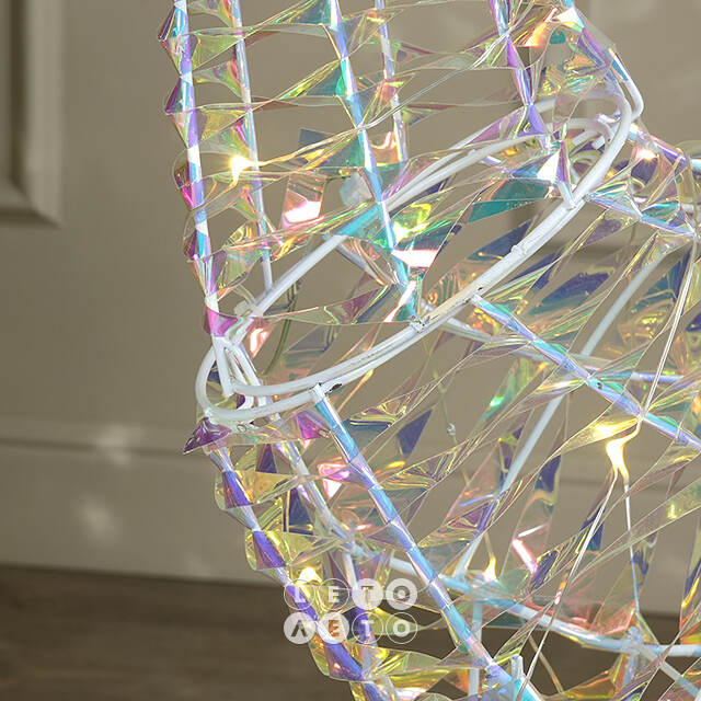 Светодиодный олень Фердинанд - Rainbow 107 см , 60 LED ламп Edelman