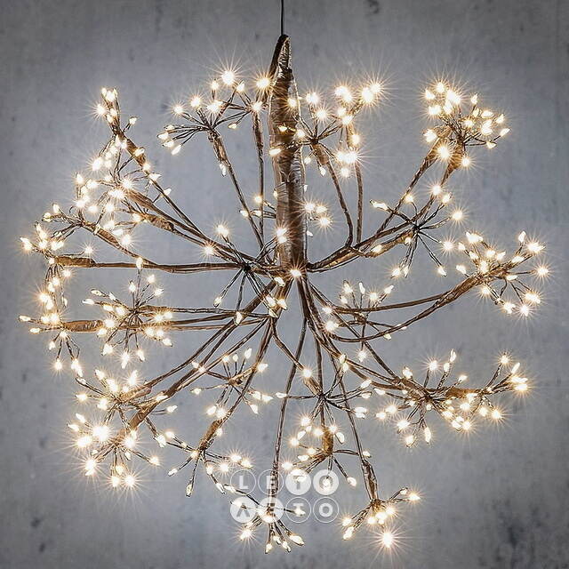 Светодиодное украшение Одуванчик Luminoso Bosque 30 см, 384 теплых белых LED ламп, таймер, IP44 Edelman