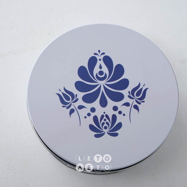 Набор металлических банок для хранения Royal Delft 14-20 см, 3 шт Boltze