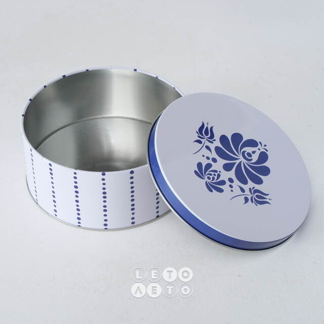 Набор металлических банок для хранения Royal Delft 14-20 см, 3 шт Boltze