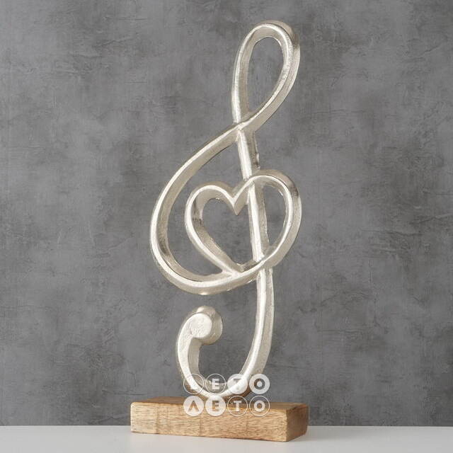Декоративная фигура Chiave Musicale 38*15 см Boltze