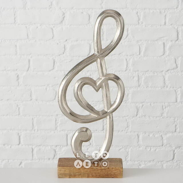 Декоративная фигура Chiave Musicale 38*15 см Boltze