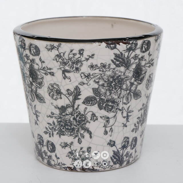 Набор керамических кашпо De Fleurs 9-15 см, 3 шт Boltze