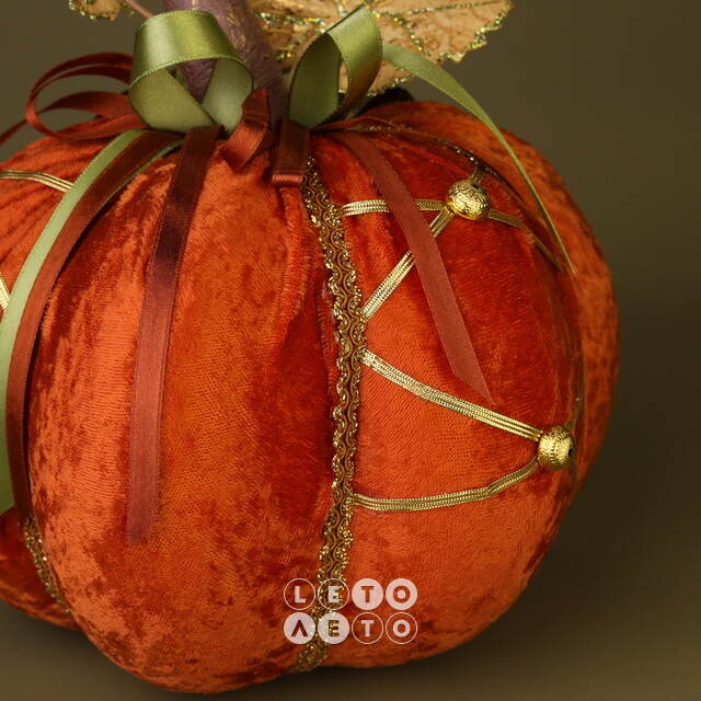 Декоративное украшение Тыква Микеле 23 см Winter Deco