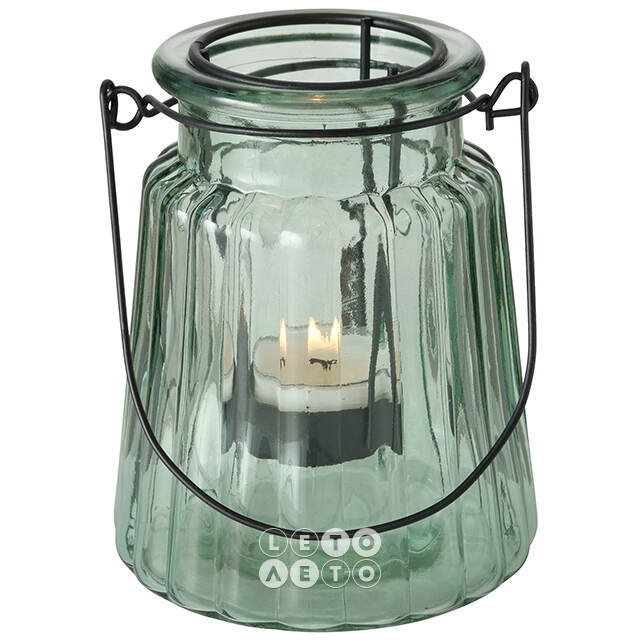 Подвесной стеклянный подсвечник Laurenia 12 см, 2 шт Boltze