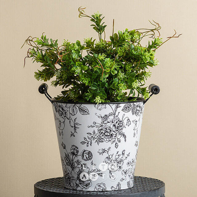 Металлическое кашпо De Fleurs 16 см Boltze