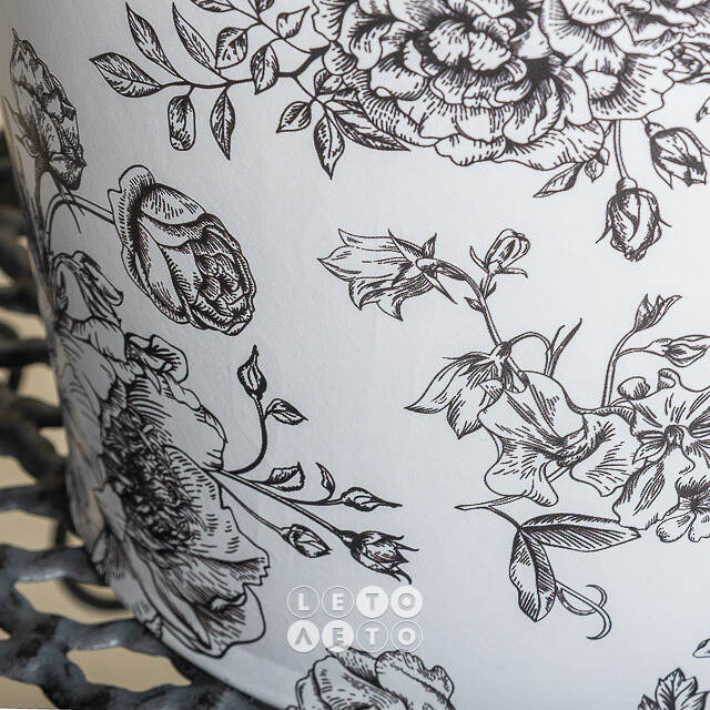 Металлическое кашпо De Fleurs 19 см Boltze
