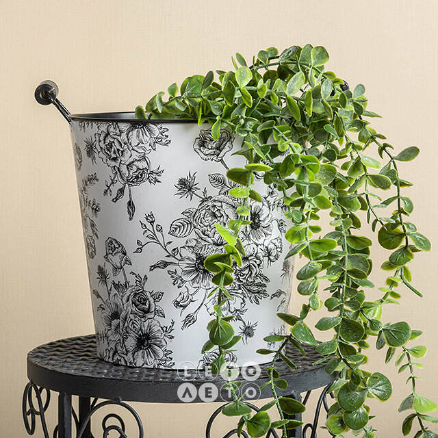 Металлическое кашпо De Fleurs 22 см Boltze