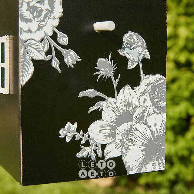 Садовое украшение Скворечник De Fleurs 22*15 см черный Boltze