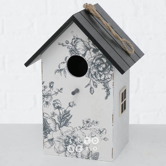 Садовое украшение Скворечник De Fleurs 22*15 см белый Boltze