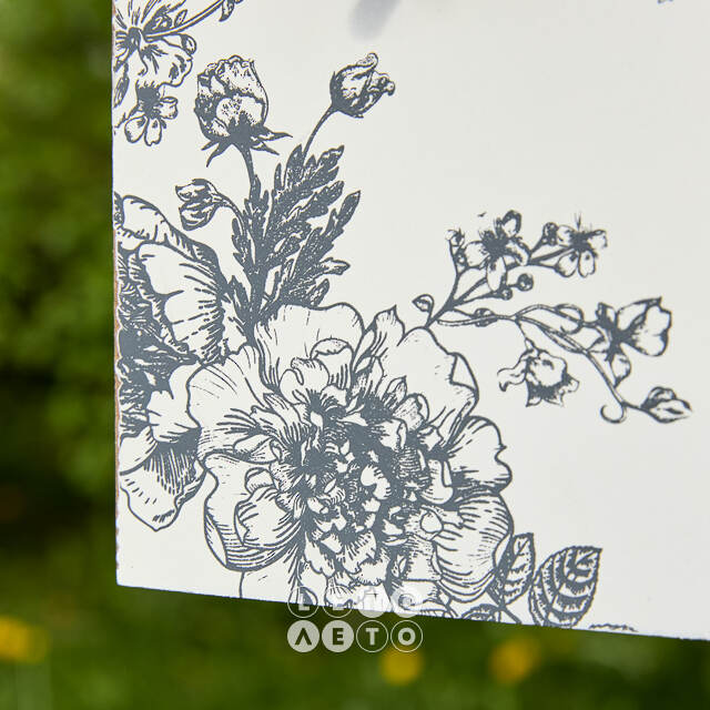 Садовое украшение Скворечник De Fleurs 22*15 см белый Boltze