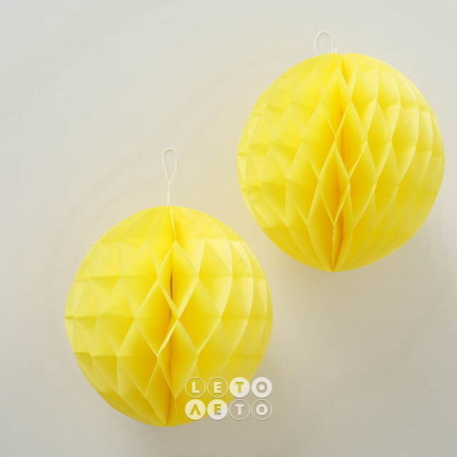 Набор бумажных шаров Sunny Pompom 25 см, 2 шт Boltze
