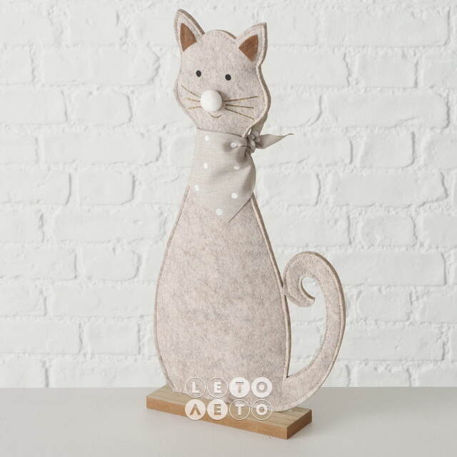 Декоративная фигура Кошка Mrs Meow 40 см Boltze