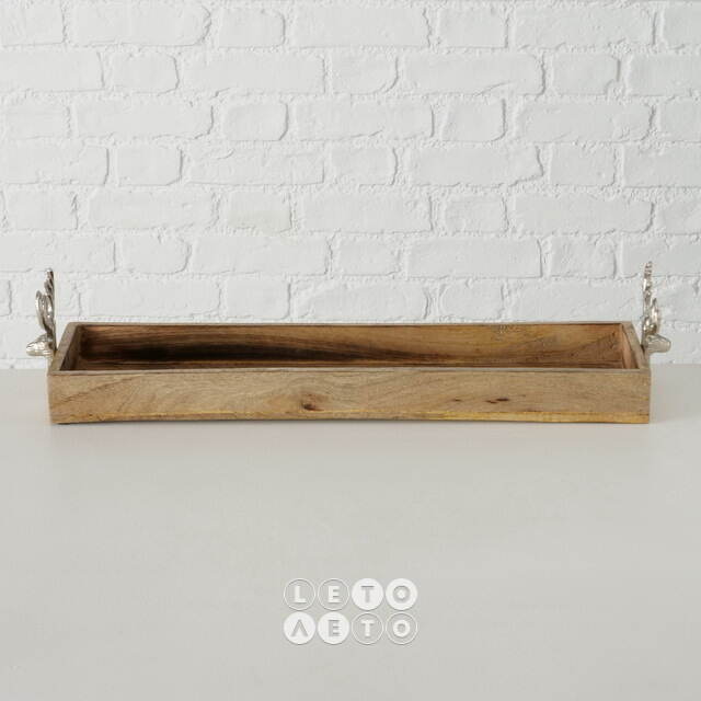 Деревянный поднос Эмберли 58*15 см Boltze