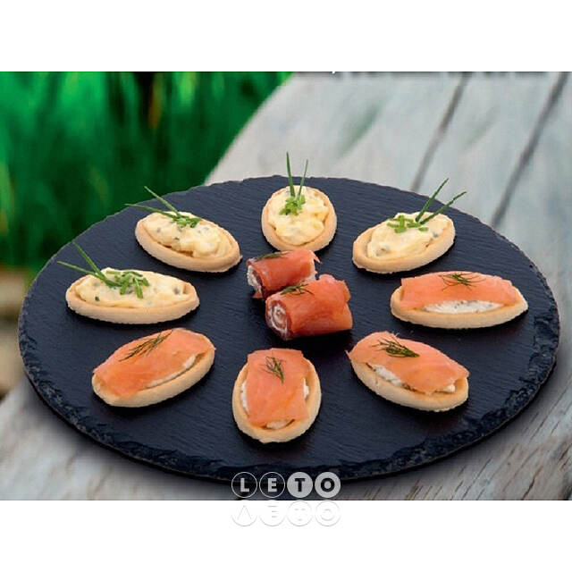 Тарелка для сыра 30 см, сланец Koopman