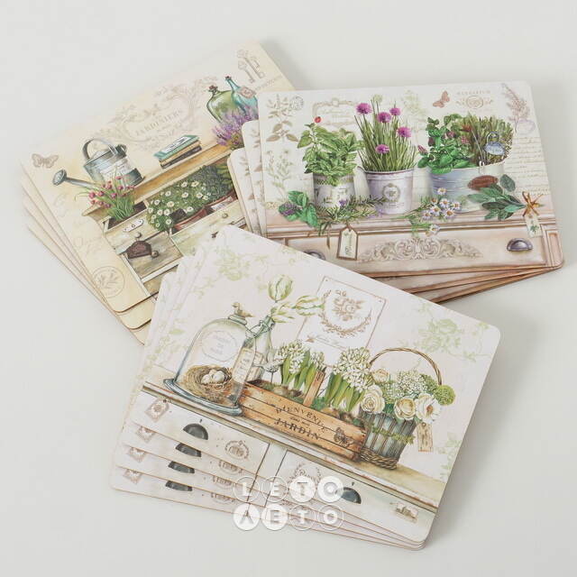 Набор плейсматов Summer Garden: Herbs 40*30 см, 4 шт Boltze