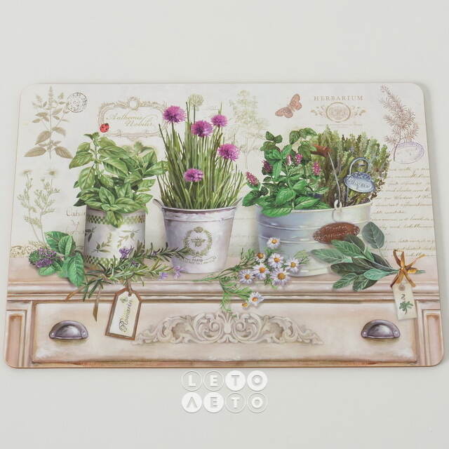 Набор плейсматов Summer Garden: Herbs 40*30 см, 4 шт Boltze