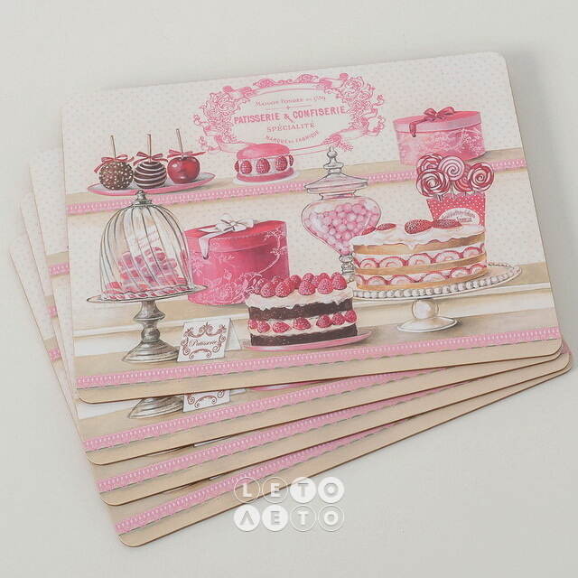 Набор плейсматов French Bakery 40*30 см, 4 шт Boltze