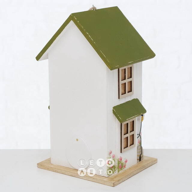 Садовое украшение Скворечник Village 25*15 см серый Boltze