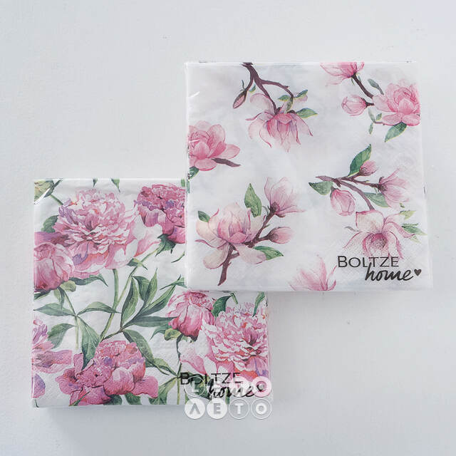 Бумажные салфетки Magnolia 17*17 см, 20 шт Boltze
