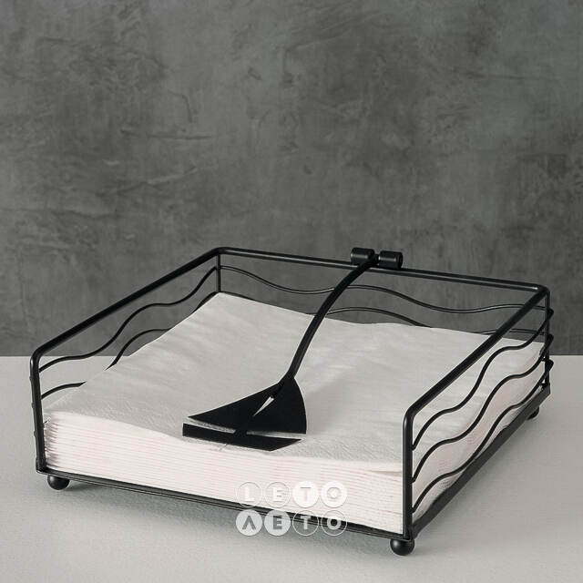 Салфетница Black Morrison 17 см Boltze