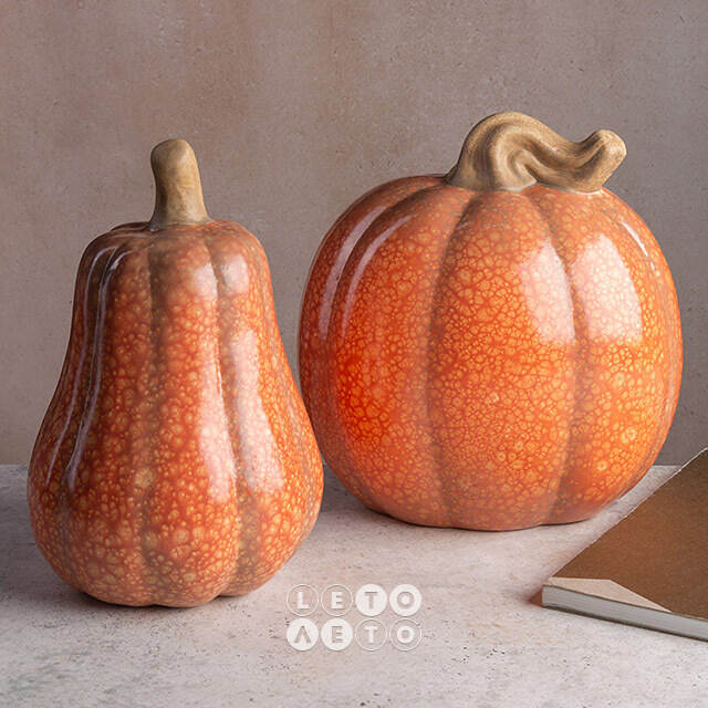 Декоративная фигурка Тыква Джакони 22 см Boltze (Больтце)